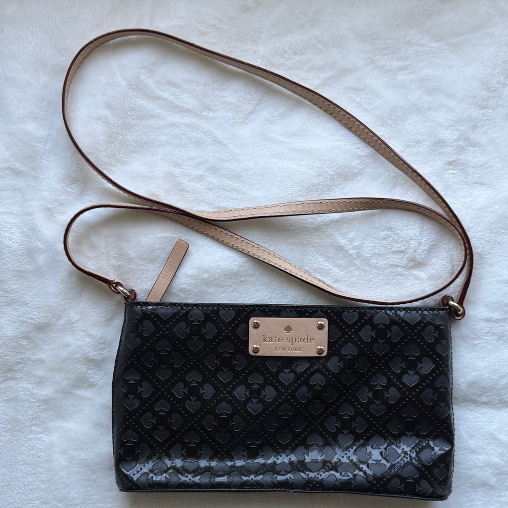 Kate Spade Sawyer Street Black, Leather Crossbody purse